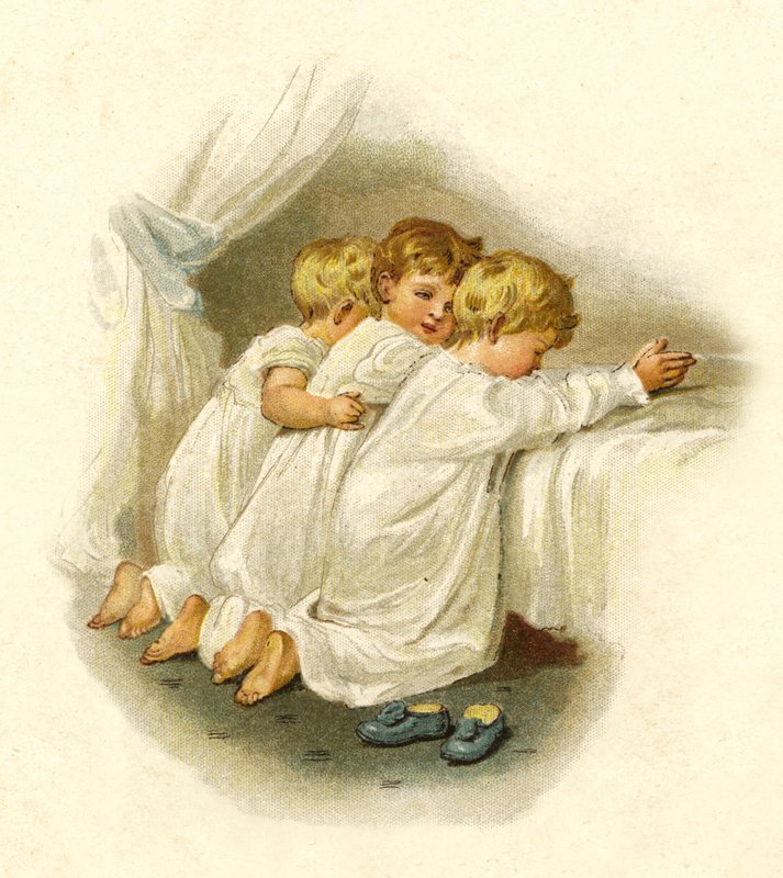 Illustration for The Coming Of Father Christmas by English School