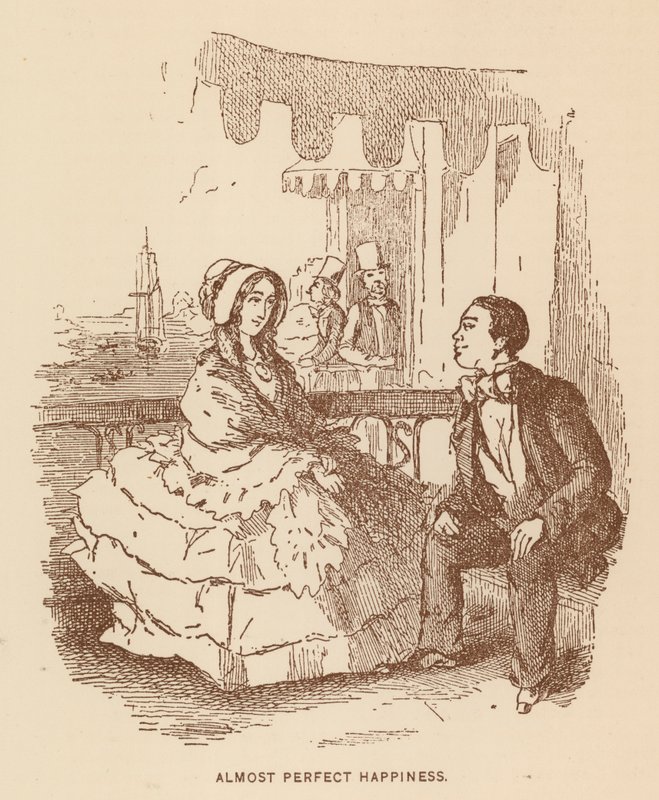 Illustration for The History of Pendennis by Thackeray by English School