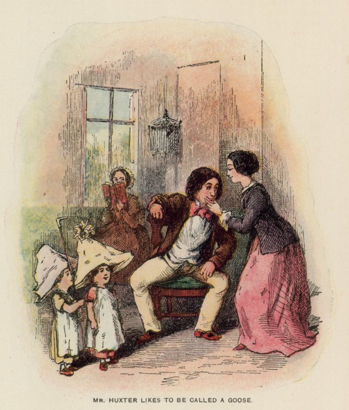 Illustration for The History of Pendennis by Thackeray by English School