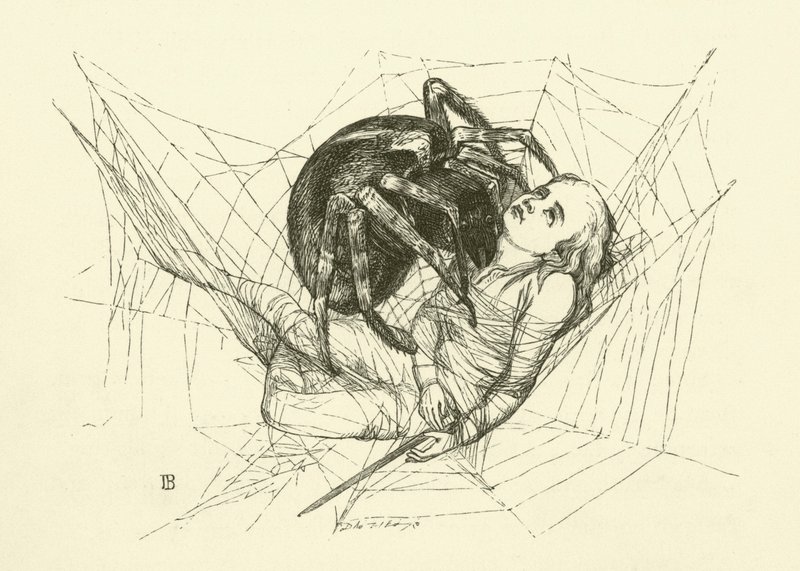 Illustration for The History of Sir Thomas Thumb by English School