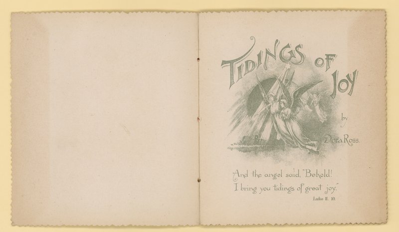 Illustration for Tidings of Joy by Dora Ross by English School