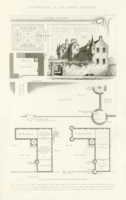 Illustration of the Gowrie Conspiracy by English School