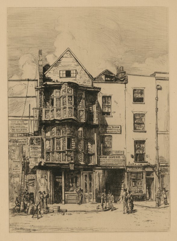Illustration of the Sir Paul Pindar Stout House by English School
