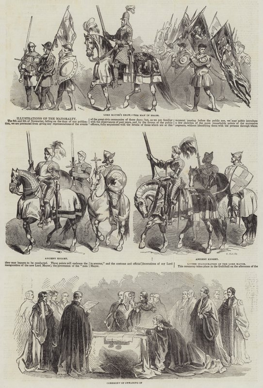 Illustrations of the Mayoralty by English School