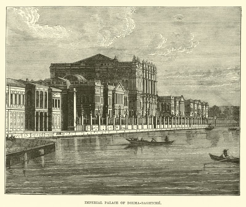 Imperial Palace of Dolma-Baghtche by English School