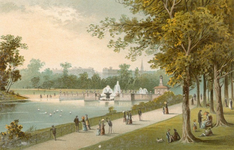 In Kensington Gardens by English School