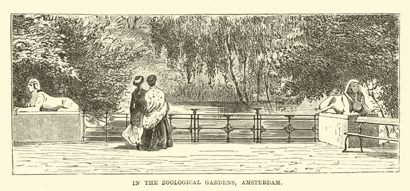 In the Zoological Gardens, Amsterdam by English School