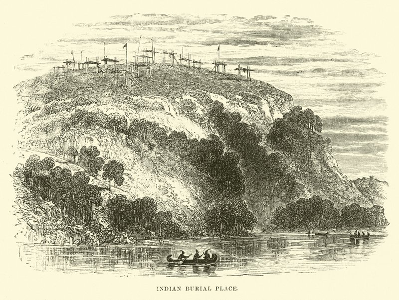 Indian Burial Place by English School
