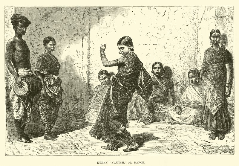 Indian Nautch, or Dance by English School