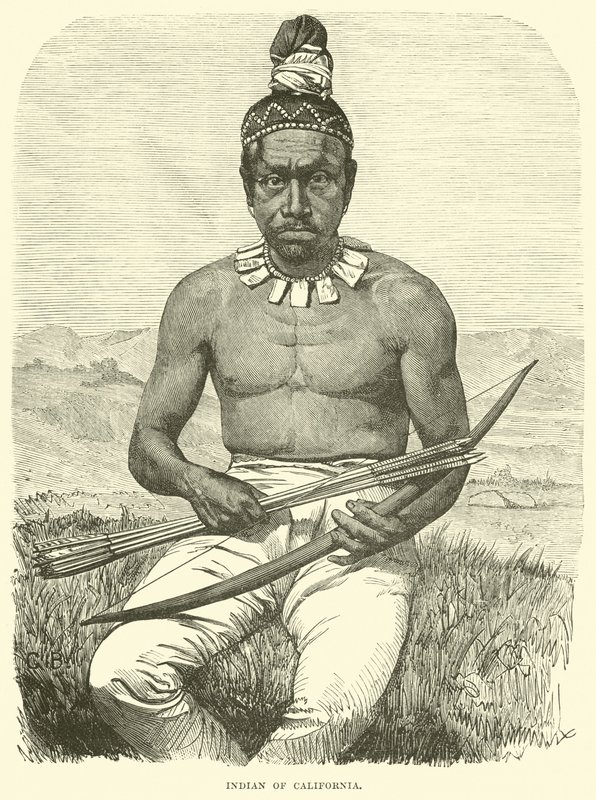 Indian of California by English School