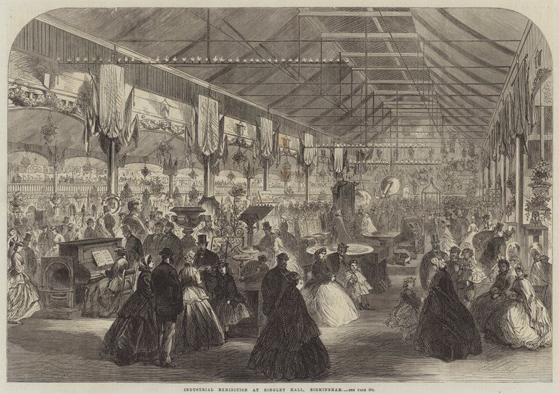 Industrial Exhibition at Bingley Hall, Birmingham by English School