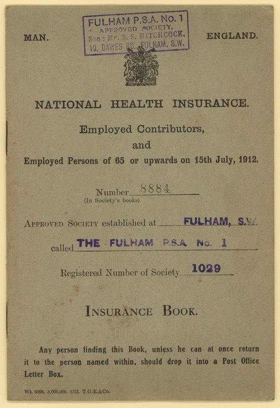 Insurance Book for National Health Insurance by English School