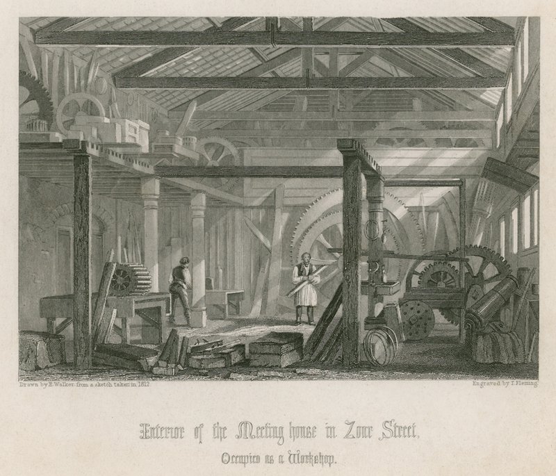 Interior of John Bunyan