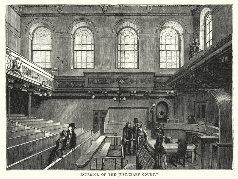 Interior of the Justiciary Court by English School