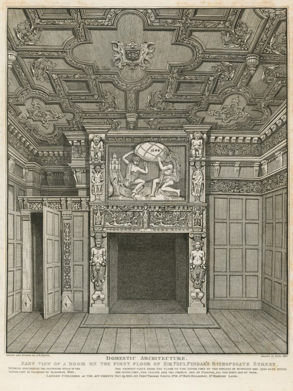 Interior View of the Home of Sir Paul Pindar by English School