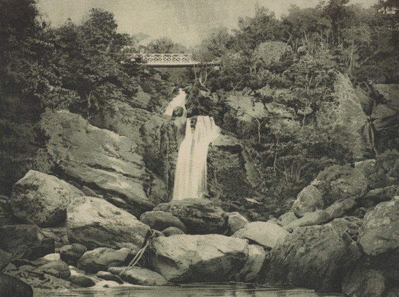 Inversnaid Falls, Loch Lomond by English School