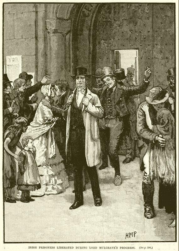 Irish Prisoners liberated during Lord Mulgraves Progress by English School