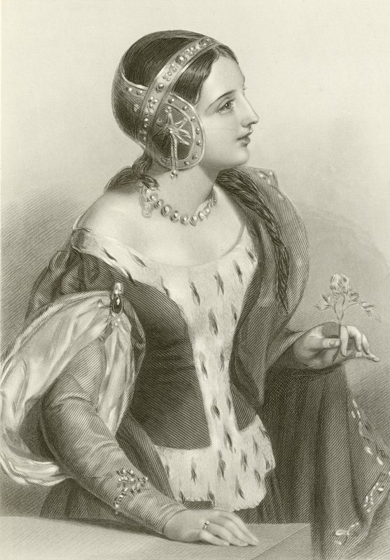 Isabella of France, Queen of King Edward II by English School