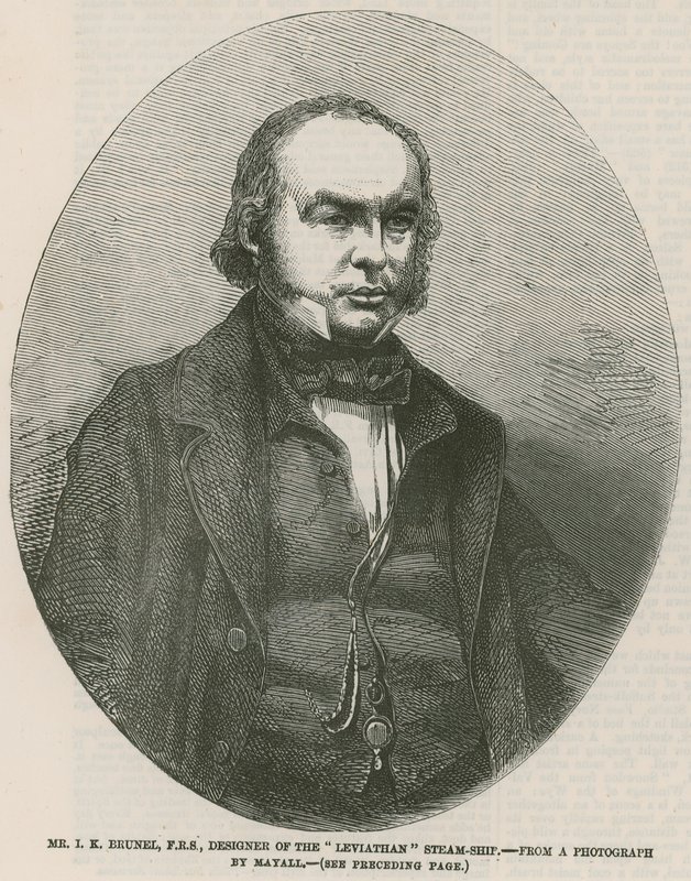 Isambard Kingdom Brunel, Designer of the Leviathan Steam Ship by English School