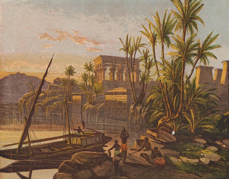 Island of Philae, Egypt by English School