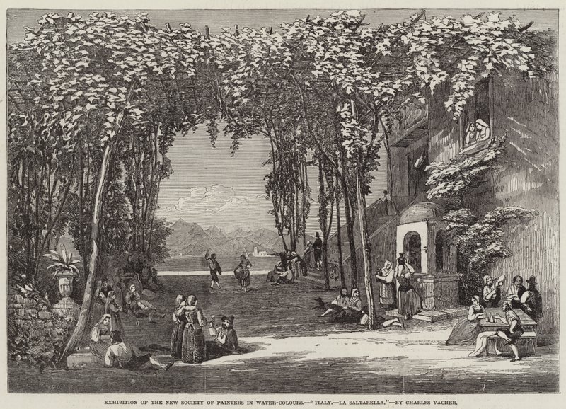 Italy, La Saltarella by English School