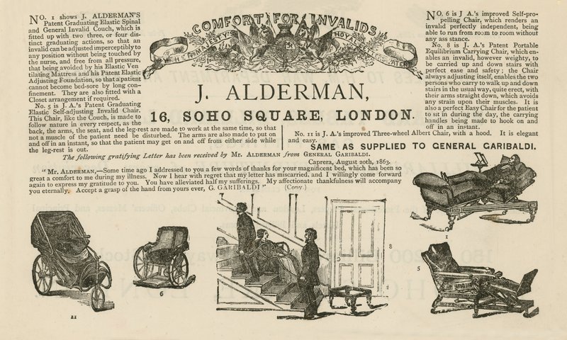 J Alderman, 16 Soho Square, London by English School