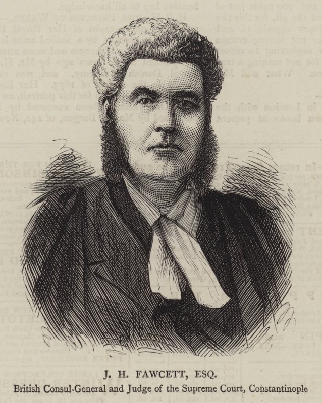 J H Fawcett, Esquire by English School