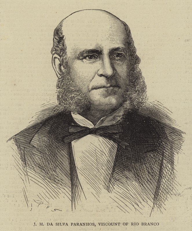J M da Silva Paranhos, Viscount of Rio Branco by English School