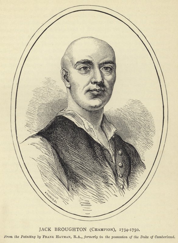 Jack Broughton, Champion, 1734-1750 by English School