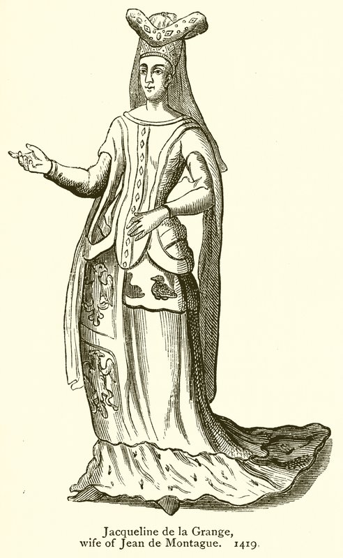 Jacqueline de la Grange, Wife of Jean de Montagu. 1419 by English School