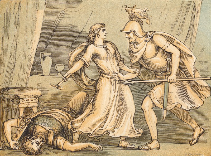 Jael and Sisera by English School