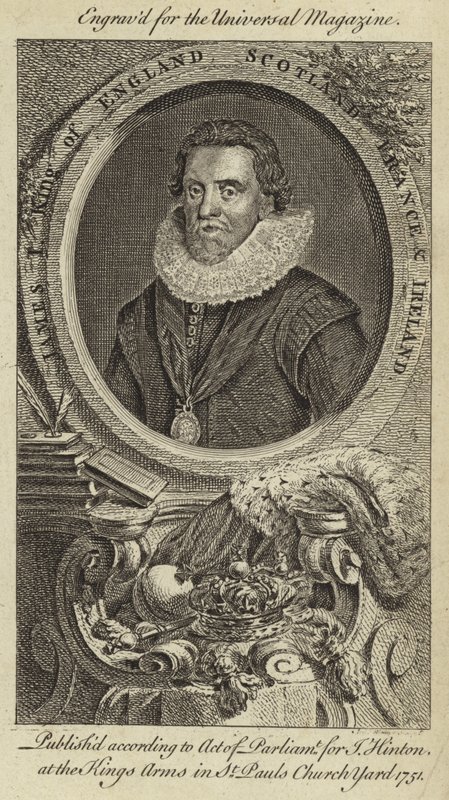 James I, King of England, Scotland, France, and Ireland by English School