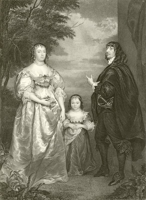 James Stanley 7th, Earl of Derby and Charlotte de la Tremouille, his Countess by English School