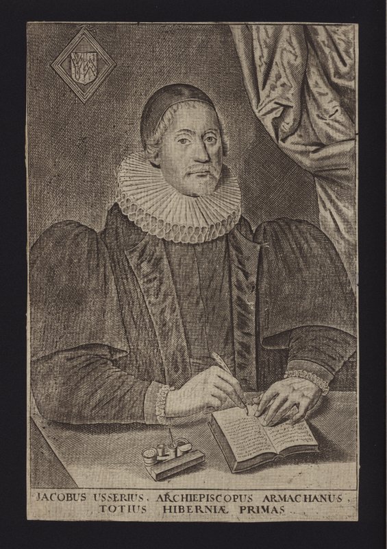James Ussher, Irish Protestant Clergyman (engraving) by English School