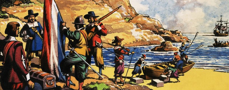 Jan van Riebeeck arrives in South Africa by English School