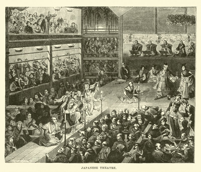 Japanese Theatre by English School