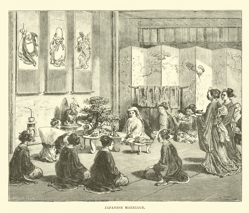 Japanese marriage by English School