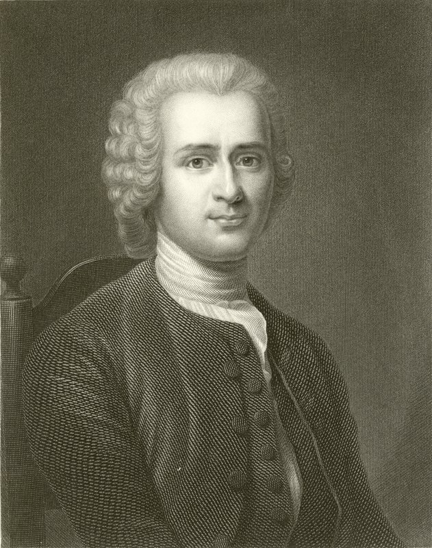 Jean Jacques Rousseau by English School