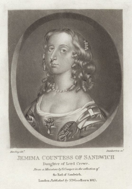 Jemima Countess of Sandwich by English School