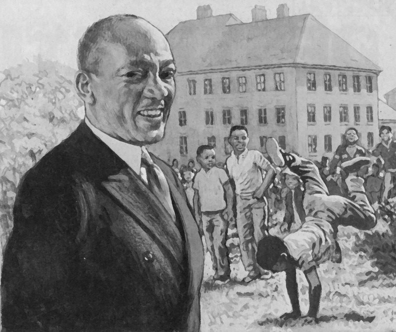 Jesse Owens by English School