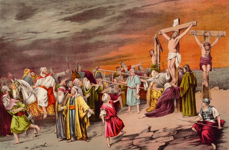 Jesus Christ, Crucified for the Sins of the World by English School