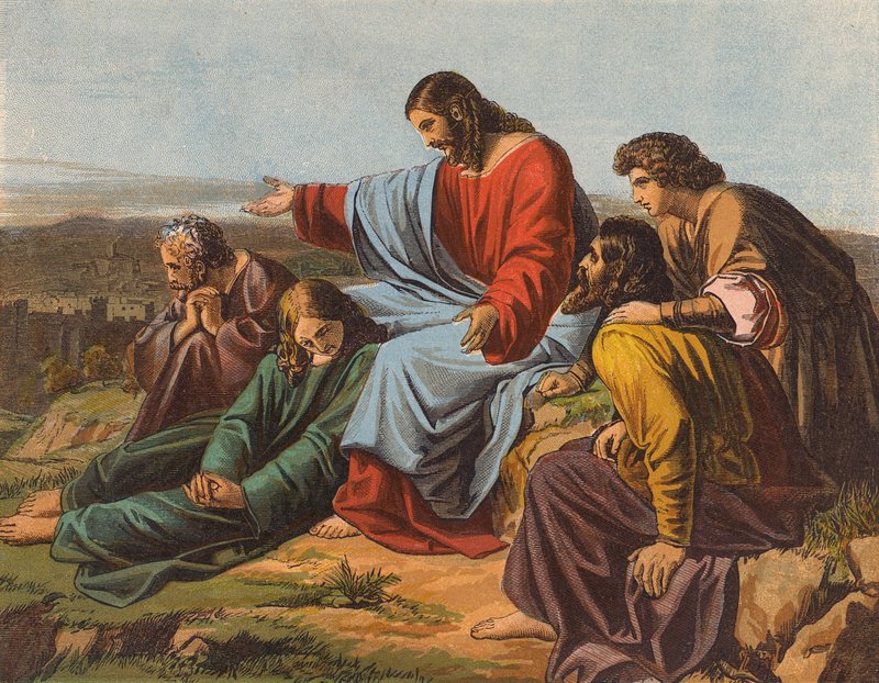 Jesus Christ weeping over Jerusalem by English School