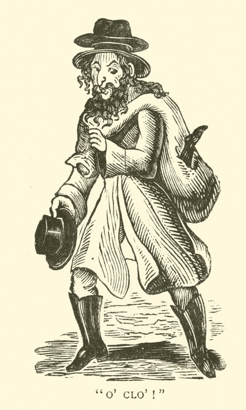 Jewish Old Clothes Seller by English School