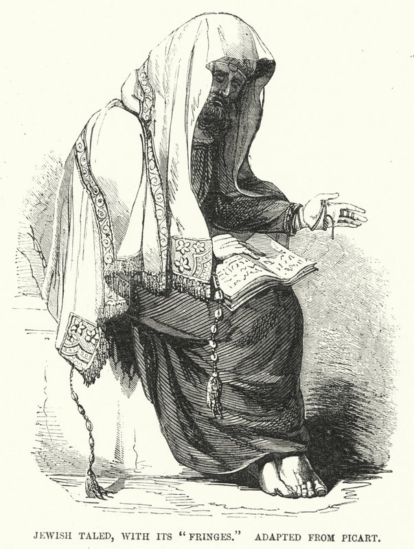 Jewish Taled, with its Fringes, Adapted from Picart (engraving) by English School