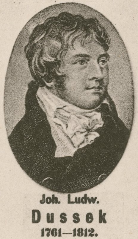 Johann Ludwig Dussek by English School