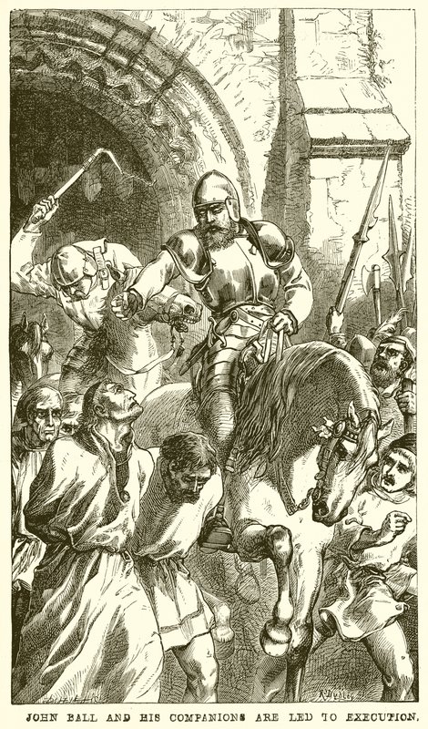 John Ball and his Companions are Led to Execution by English School
