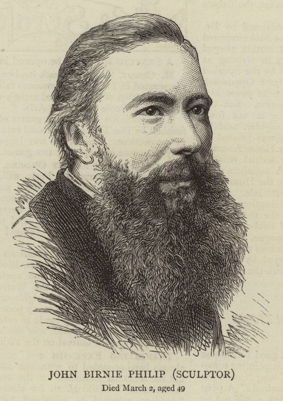 John Birnie Philip, Sculptor by English School