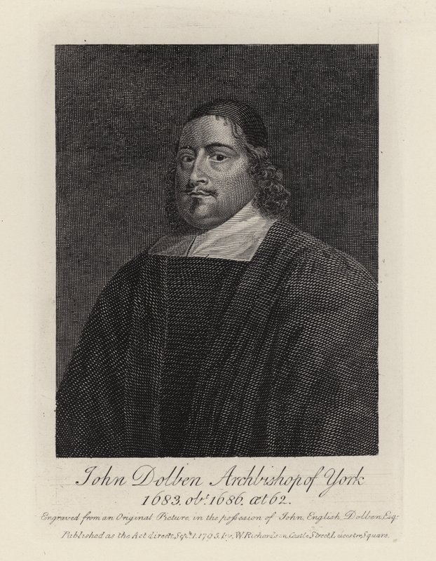 John Dolben (engraving) by English School