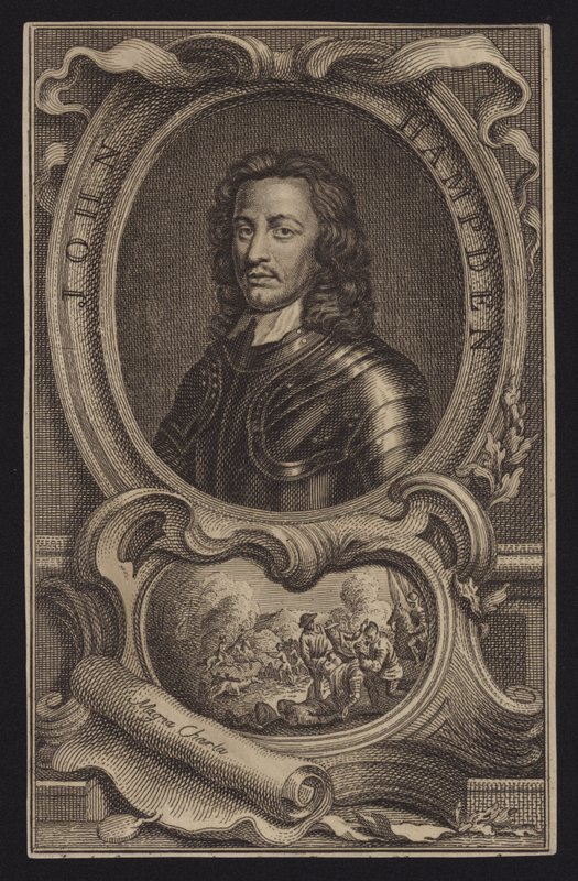 John Hampden, English Parliamentarian Politician and Soldier by English School