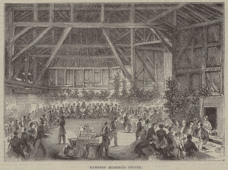 John Hampden Memorial Dinner, held in connection with the erection of a monument to him by English School